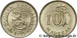 FINLANDE 10 Markkaa emblème au lion 1953 Helsinki