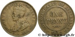 AUSTRALIA 1 Penny Georges V 1922  XF 