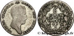 DEUTSCHLAND - PREUßEN 1/6 Thaler Frédéric-Guillaume III roi de Prusse 1816 Berlin fS 