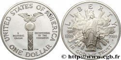 ÉTATS-UNIS D&nbsp;AMÉRIQUE 1 Dollar BE bicentennaire du Congrès 1989 San Francisco - S