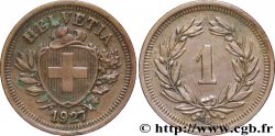 SUISSE 1 Centime Croix Suisse 1927 Berne - B TTB 