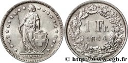 SCHWEIZ 1 Franc Helvetia 1964 Berne VZ 