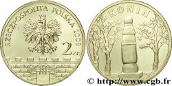 POLOGNE 2 Zlote aigle / ville de Konin : Slup Milowy, le plus vieux poteau indicateur de Pologne  2008 Varsovie SPL 