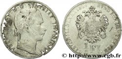 AUTRICHE 1/4 Florin François-Joseph / aigle 1859 Karlsburg - E TB 