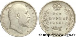 BRITISH INDIA 1 Roupie Edouard VII 1904 Calcutta