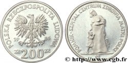 POLOGNE 200 Zlotych (proba) BE aigle / centre hospitalier 1985 Varsovie SUP 