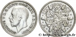 REGNO UNITO 6 Pence Georges V / 6 rameaux de chêne 1936 