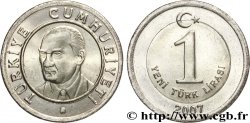 TURKEY 1 Yeni Lira Kemal Ataturk 2007 