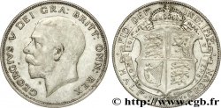 VEREINIGTEN KÖNIGREICH 1/2 Crown Georges V / emblème 1921  SS 