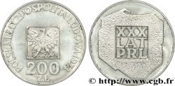 POLOGNE 200 Zlotych aigle 30e anniversaire de la fondation de la république populaire 1974 Varsovie