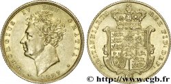 ROYAUME-UNI 1 Souverain Georges IV / St Georges terrassant le dragon 1827 Londres
