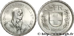 SUISSE 5 Francs Berger des alpes / bouclier suisse 1966 Berne - B