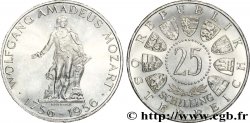 AUSTRIA 25 Schilling emblème / 200e anniversaire de la naissance de Mozart 1956  AU 