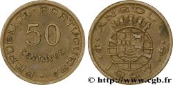 ANGOLA 50 Centavos monnayage colonial Portugais 1957 