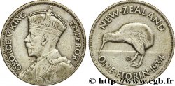 NUEVA ZELANDA 1 Florin Georges V / kiwi 1934 