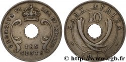ÁFRICA ORIENTAL BRITÁNICA 10 Cents frappe au nom de Georges VI 1941 Bombay - I