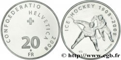 SWITZERLAND 20 Francs Centenaire du hockey sur glace 2008 Berne