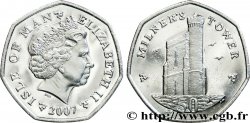 ÎLE DE MAN 50 Pence Elisabeth II / tour Milner’s à Port Erin 2007  SPL 