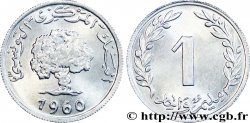 TUNISIE 1 Millim arbre 1960  SPL 