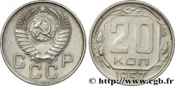 RUSSIE - URSS 20 Kopecks Emblème URSS 1957 