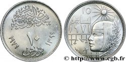 ÉGYPTE 10 Piastres anniversaire de la révolution d’Anouar el-Sadate en 1971 AH 1399 1979  SPL 
