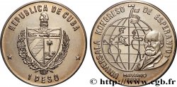 CUBA 1 Peso Congrès universel d’Esperanto 1990 La Havane SPL 