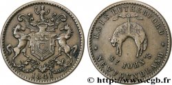 TERRANOVA 1/2 Penny armes / R. & I.S. Rutherford - St John’s 1841 Heaton EBC 