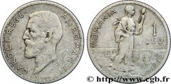 ROUMANIE 1 Leu Charles Ier / paysanne 1910  TB 