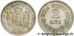 ROMANIA 2 Lei 1924 Bruxelles BB 
