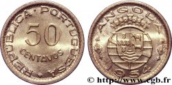 ANGOLA 50 Centavos monnayage colonial Portugais 1954 