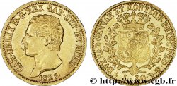 ITALIE - ROYAUME DE SARDAIGNE 20 Lire Charles Félix 1828 Turin TTB+ 