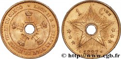 CONGO - ÉTAT INDÉPENDANT DU CONGO 1 Centime monograme de Léopold II 1887  SPL 