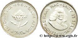 AFRIQUE DU SUD 2 1/2 Cents protea / Jan Van Riebeeck 1961 Pretoria SPL 