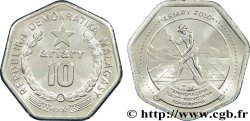 MADAGASCAR 10 Ariary République de Madagascar cultivateur 1992  SUP 