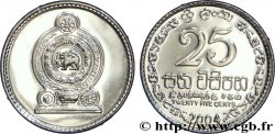 SRI LANKA 25 Cents emblème 2004 