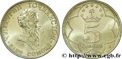 TAJIKISTAN 5 Somoni le poëte Abdullah Jafar Ibne Mohammed Rudaki, image latente au verso 2001  fST 
