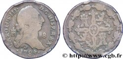 ESPAGNE 8 Maravedis Charles III 1784 Ségovie