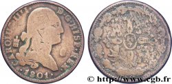 ESPAGNE 8 Maravedis Charles IIII 1801 Ségovie B+ 