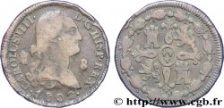 ESPAGNE 8 Maravedis Charles IIII 1802 Ségovie