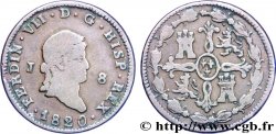SPAGNA 8 Maravedis Ferdinand VII 1820 Jubia q.MB 
