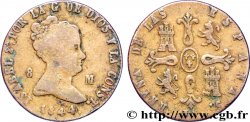 ESPAGNE 8 Maravedis Isabelle  1844 Jubia