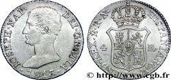 ESPAÑA 4 Reales Joseph Napoléon initiales RN 1813 Madrid