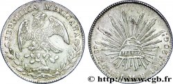 MEXIQUE 8 Reales Aigle / bonnet phrygien sur soleil MH 1883 San Luis Potosi - Pi TTB 