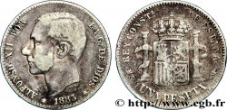 ESPAÑA 1 Peseta Alphonse XII 1883 Madrid