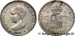 ESPAGNE 5 Pesetas Alphonse XIII 1er type 1892 Madrid