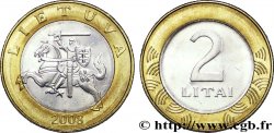 LITUANIE 2 Litai chevalier Vitis 2008  SPL 