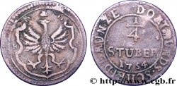 GERMANY - DORTMUND 1/4 Stuber aigle 1754  VF 