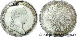 BELGIQUE - PAYS-BAS AUTRICHIENS 1/2 Kronenthaler Pays-Bas Autrichiens Léopold II / armes 1790 Vienne TB+ 