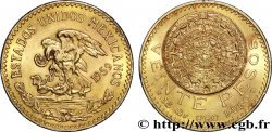 MEXIQUE 20 Pesos or Aigle du Mexique / la “Pierre du Soleil” (calendrier aztèque) 1959 Mexico