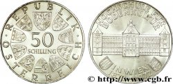 AUSTRIA 50 Schilling 100e anniversaire de l’Universität für Bodenkultur de Vienne 1972  SPL 